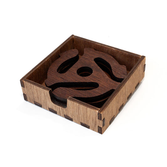 45 Record Adaptor Coaster Boxed Set