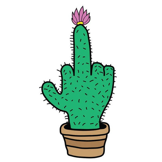Potted Prick Vinyl Sticker
