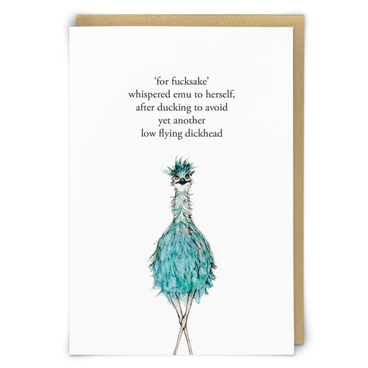 Emu Greeting Card