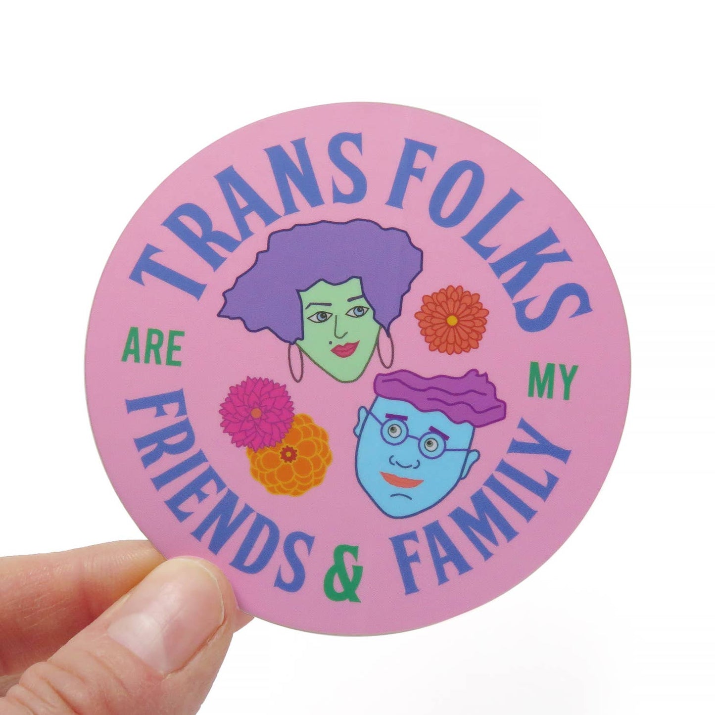Trans Family Sticker