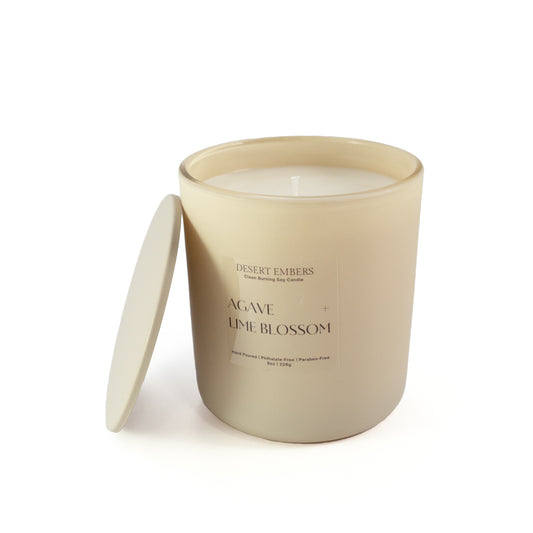 Agave + Lime Blossom Scented Soy Candle