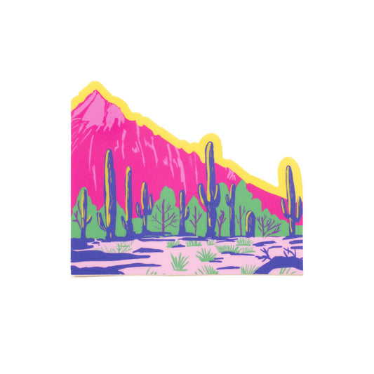 Arizona Pink Mountains Sticker