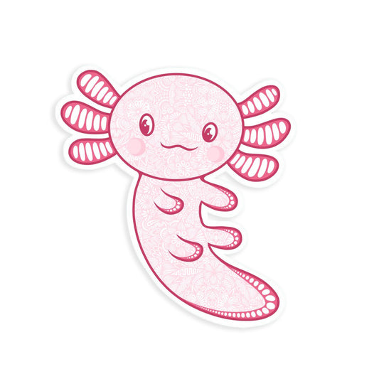 Axolotl Pattern Sticker