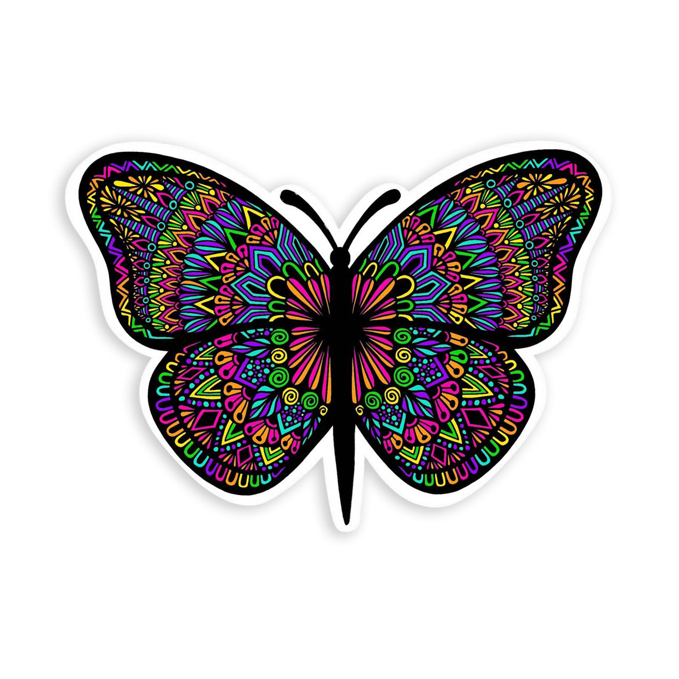 Butterfly Colored Sticker