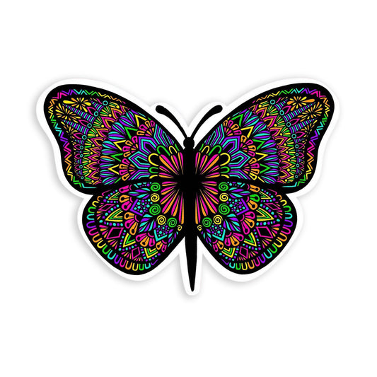 Butterfly Colored Sticker