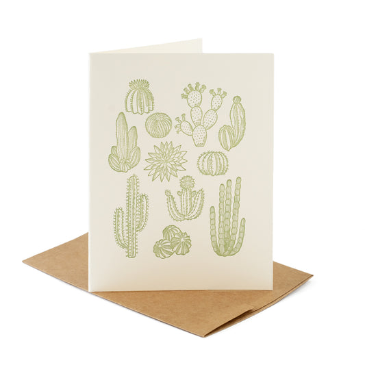 Cactus Cluster Greeting Card