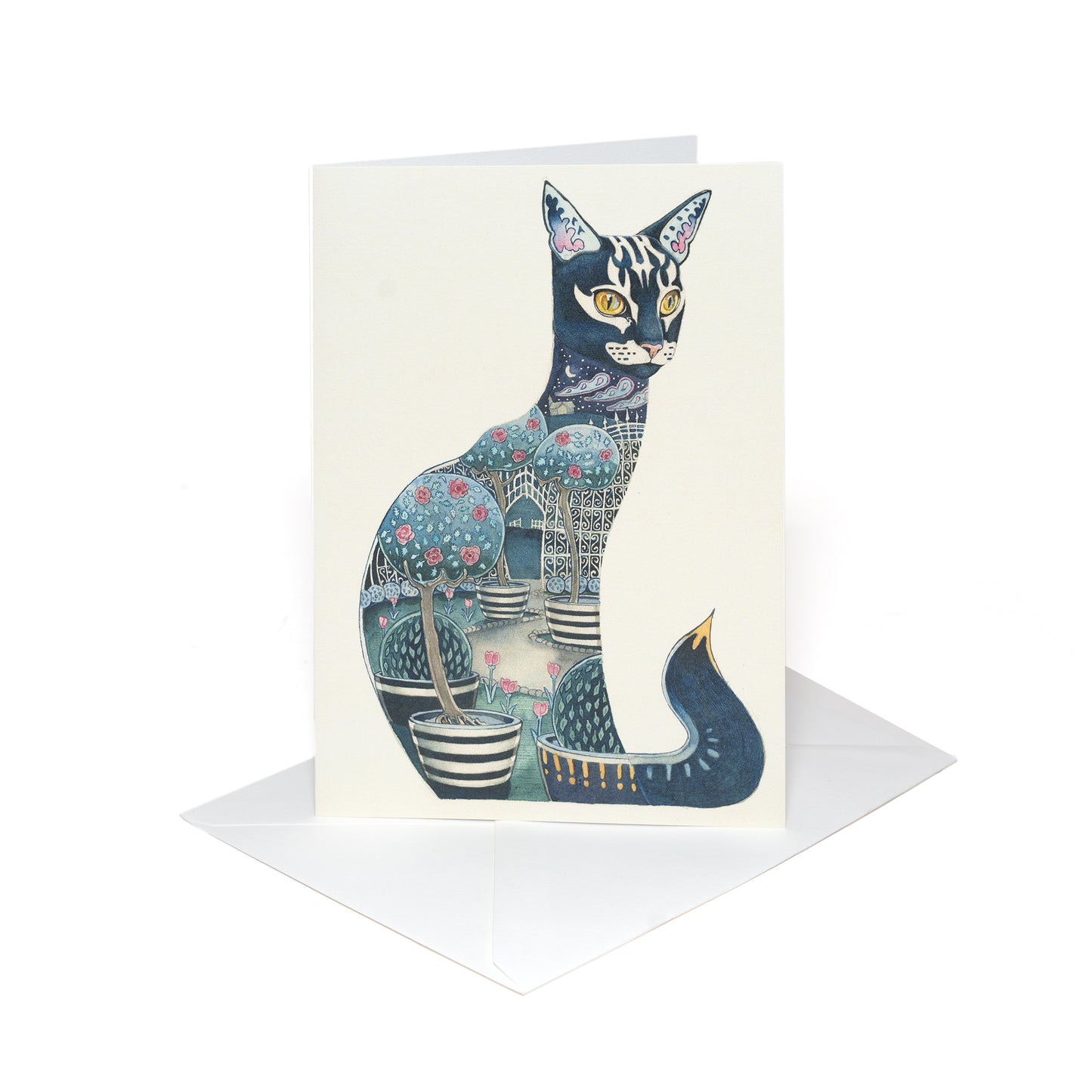 Cat Nocturnal Card