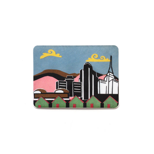 Construction Paper PHX Skyline Collage Stickers