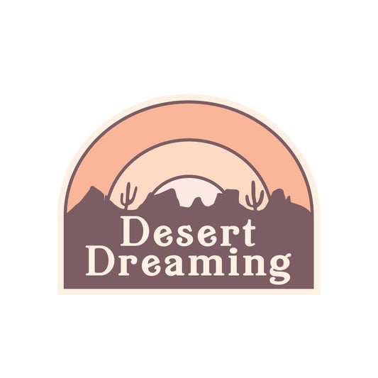 Desert Dreaming Vinyl Sticker