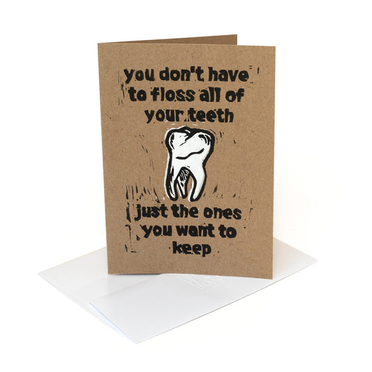 Floss Your Teeth Card