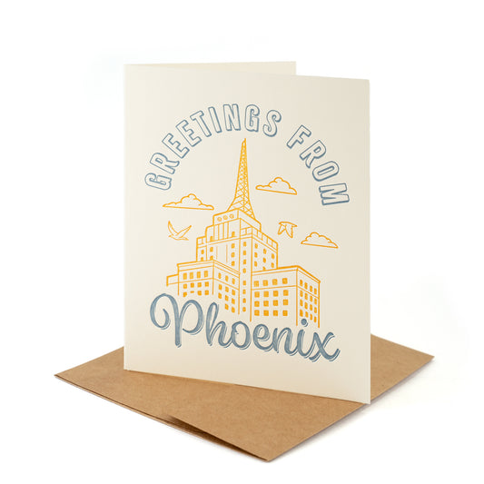 Greetings from Phoenix Greeting Card