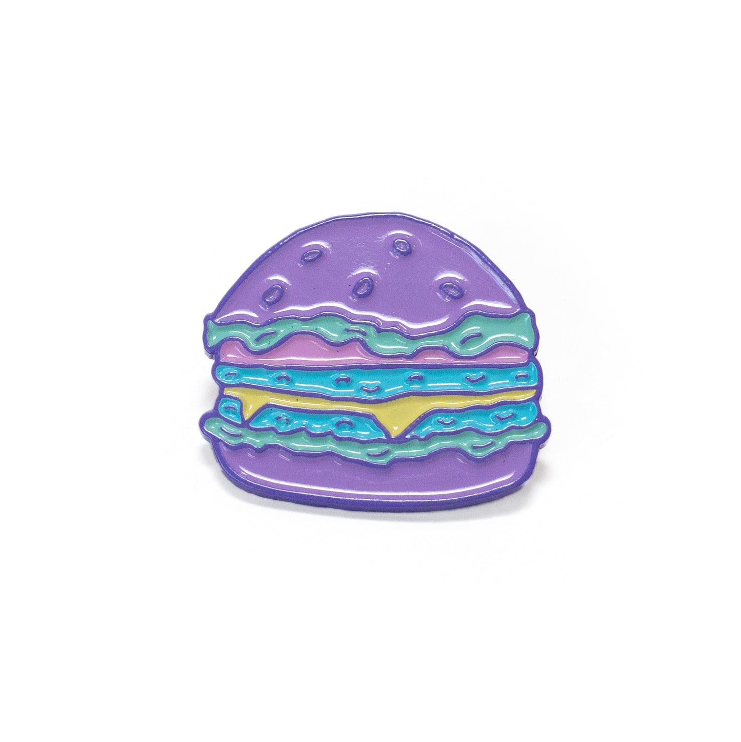 Hamburger Enamel Pin