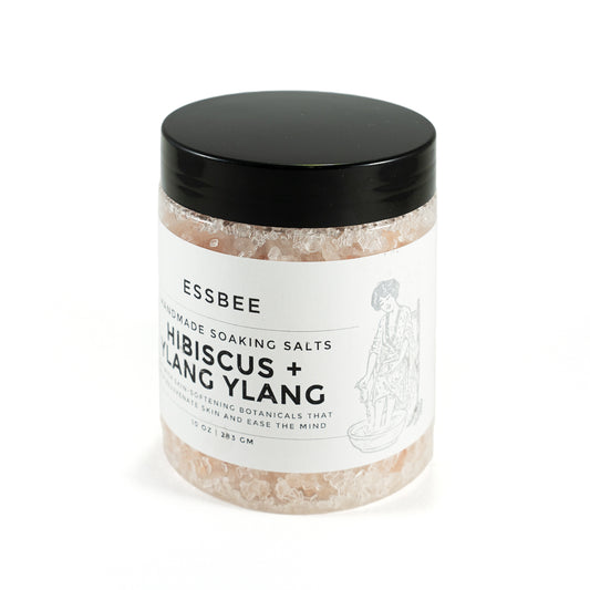 Hibiscus + Ylang Ylang Soaking Salts