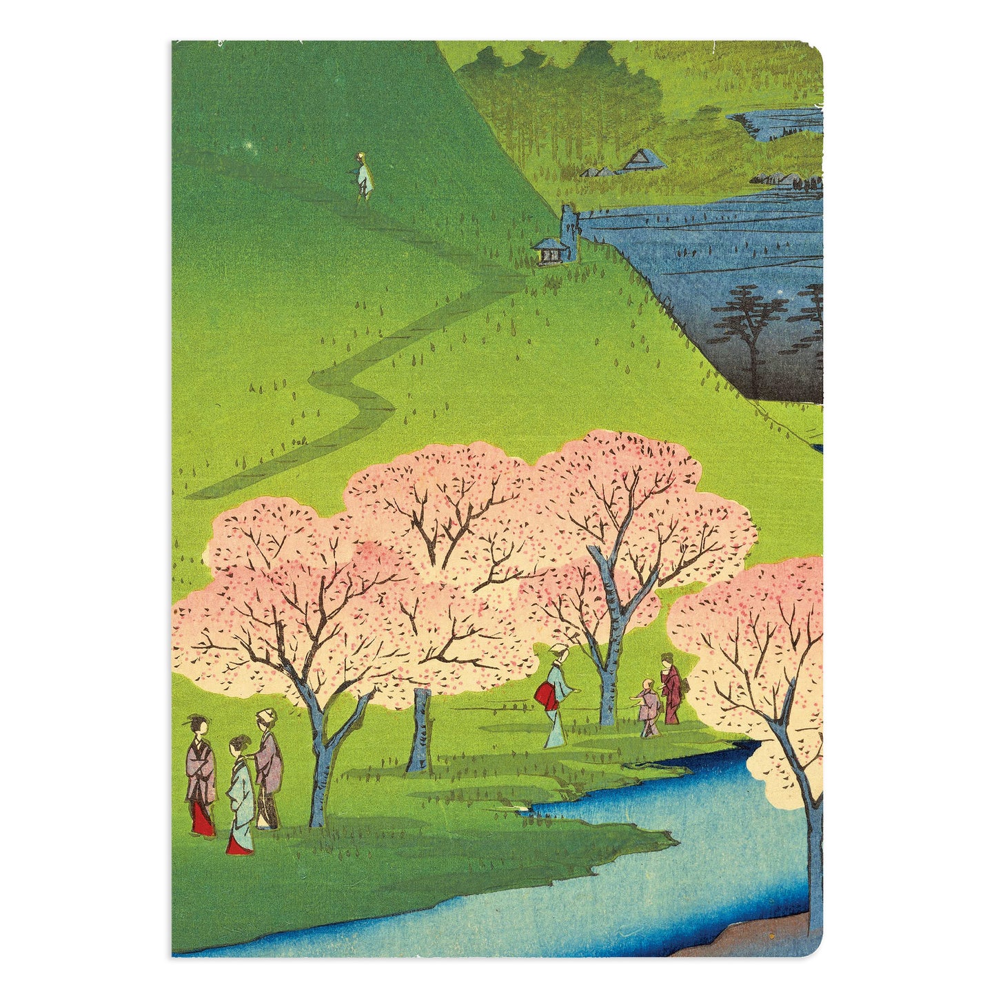 Hiroshige Cherry Blossoms Lined Hardcover Journal
