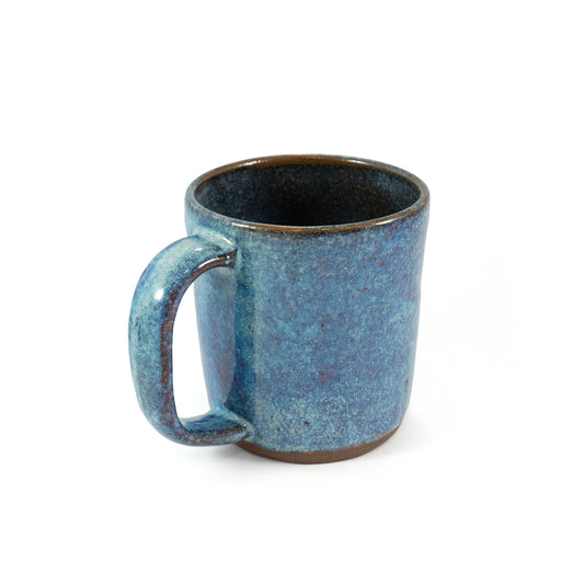 Light Blue Speckled Glazed Ceramic Mug
