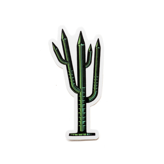 Nailed Saguaro Sticker
