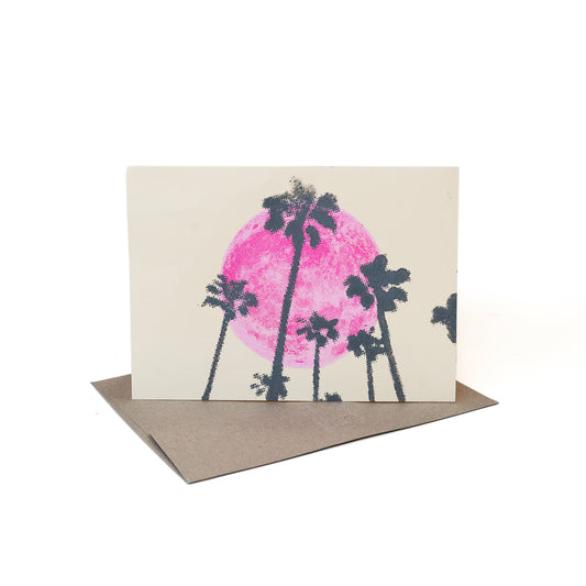 Palms in the Pink Moonlite