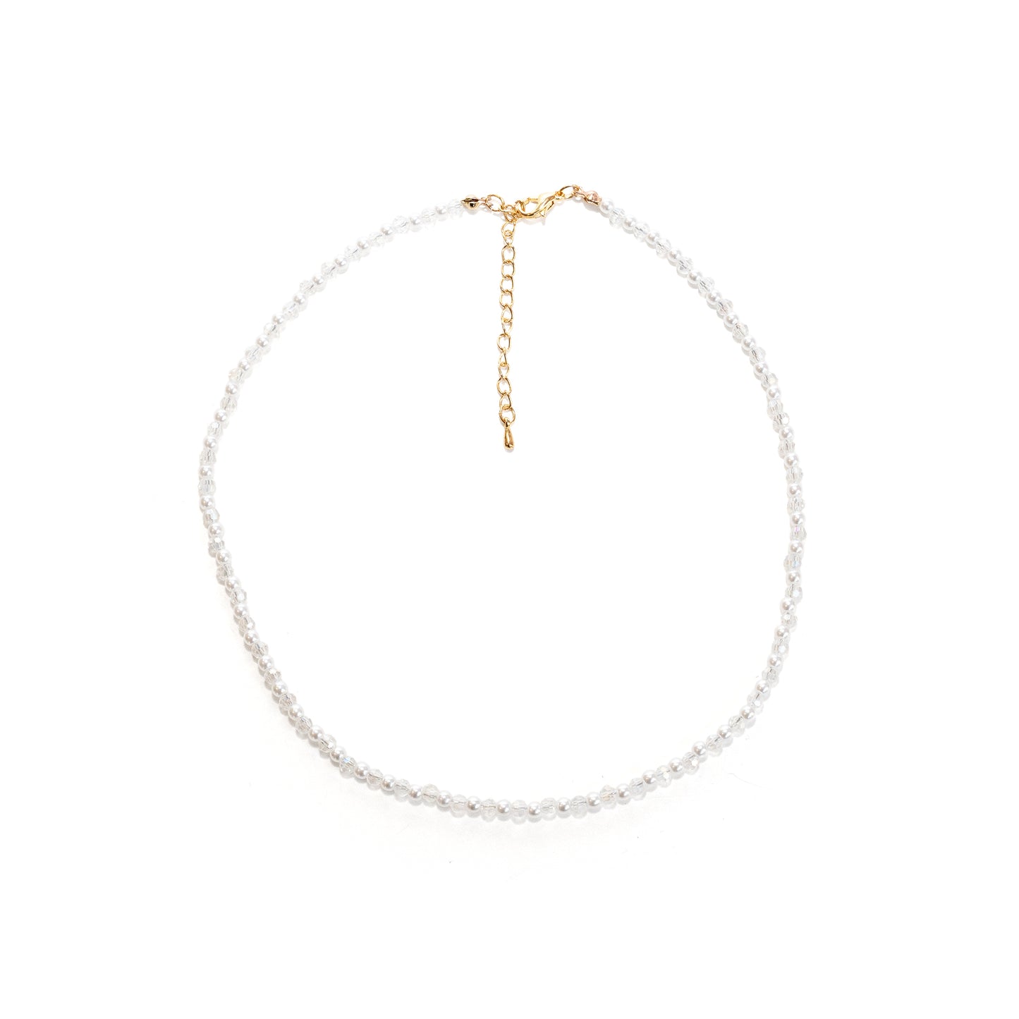 Petite Fresh Water Pearl & Bead Necklace