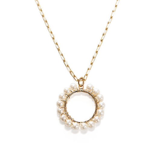 Pearl Circle Necklace