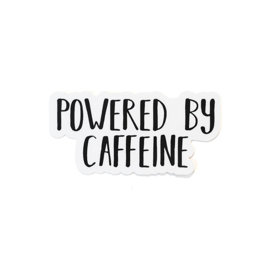 Powered By Caffeine Sticker