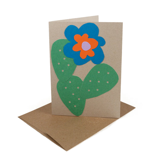 Cactus Flower Card
