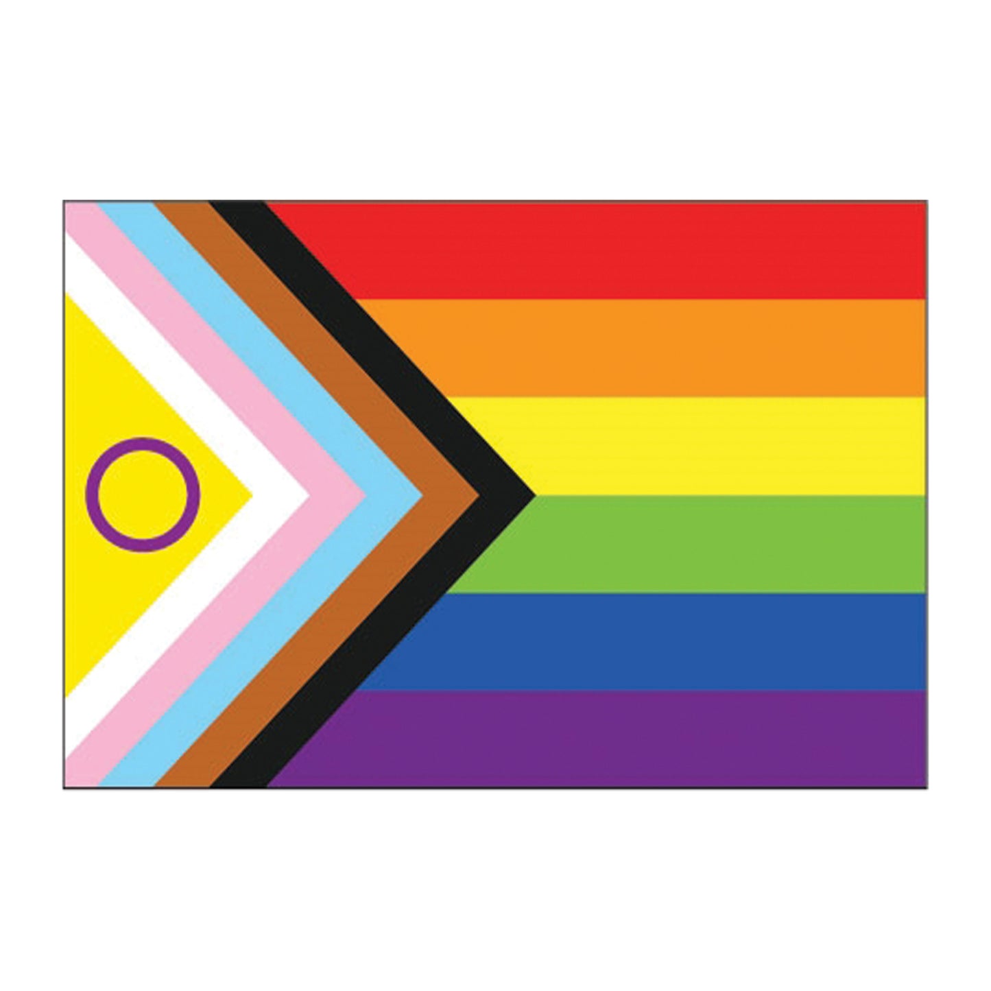 Intersex Inclusive Progress Pride Flag Magnet