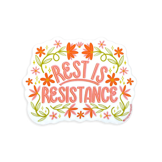Rest Is Resistance Vinyl Sticker