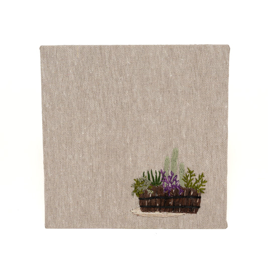 Small Plants in a Barrel