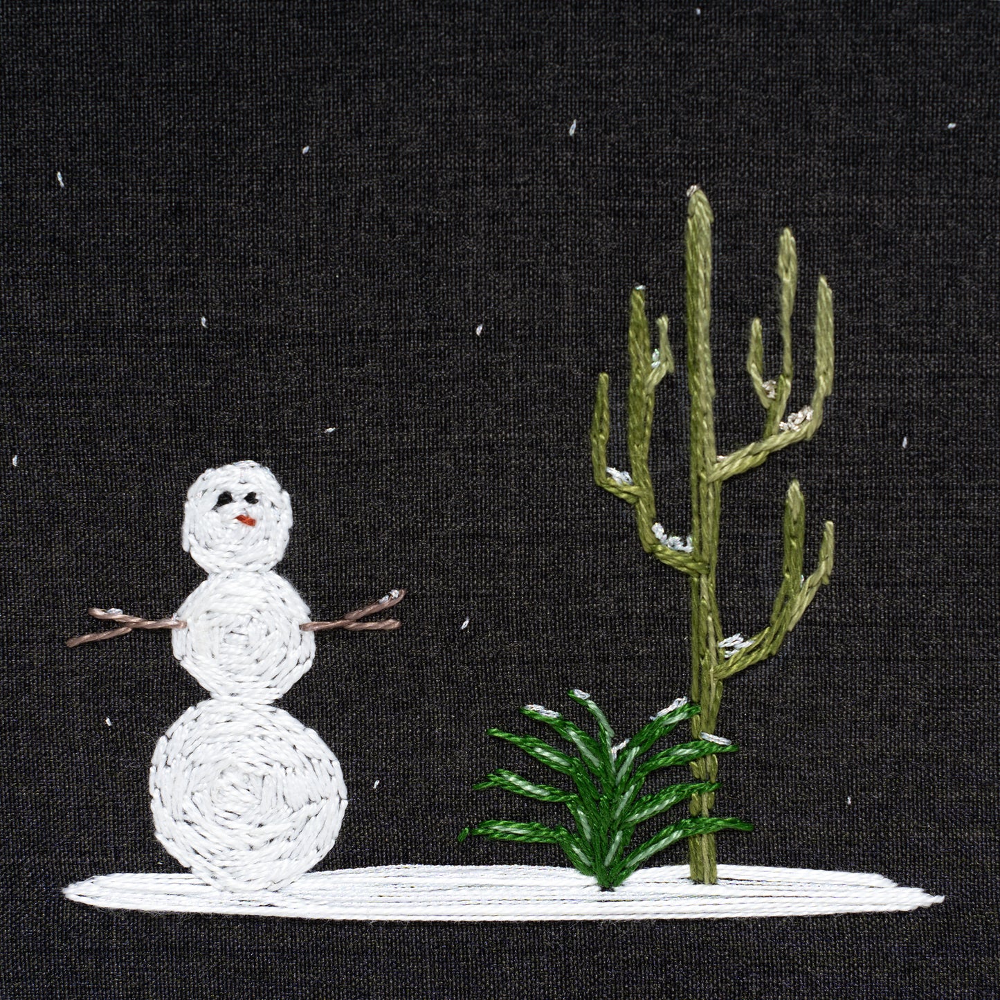 Snowman & Saguaro