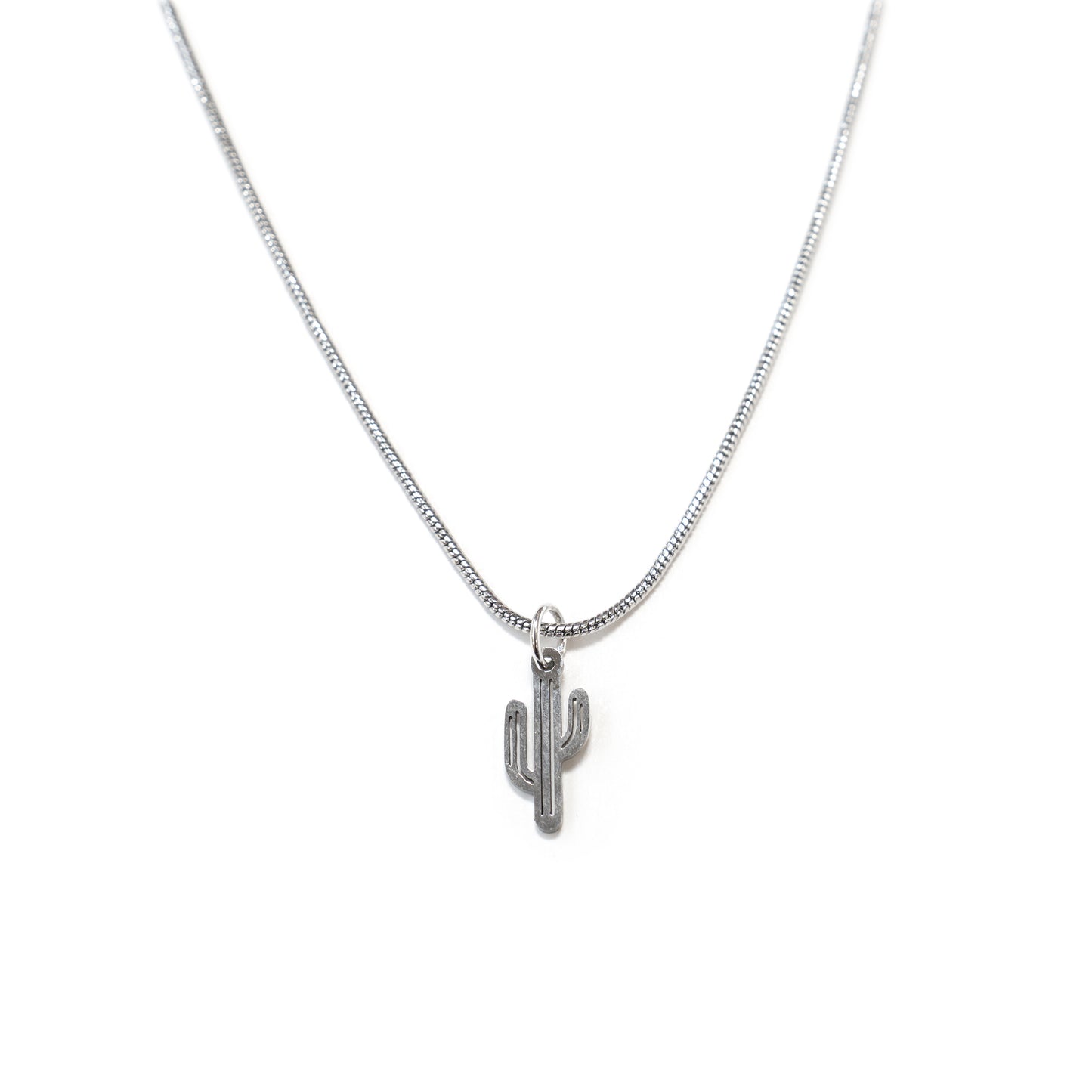 Sterling Silver Saguaro Necklace