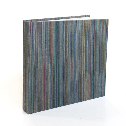 Stripe Fabric Handmade Sketchbook
