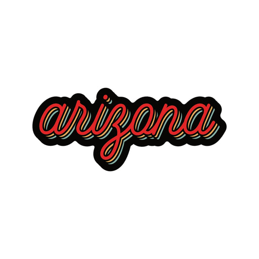 Arizona Typography Sticker