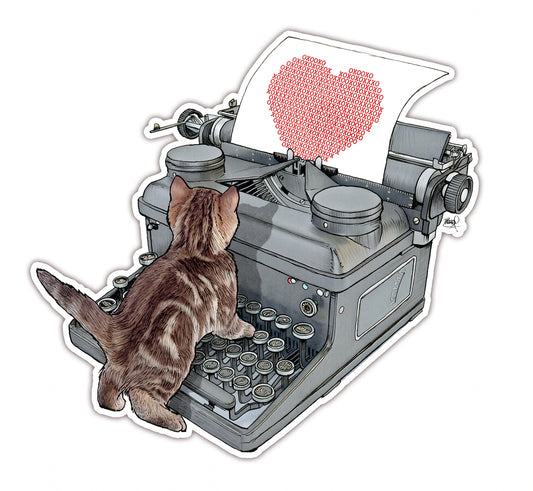 Love Letter Vinyl Sticker