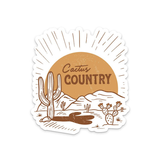 Cactus Country Sticker