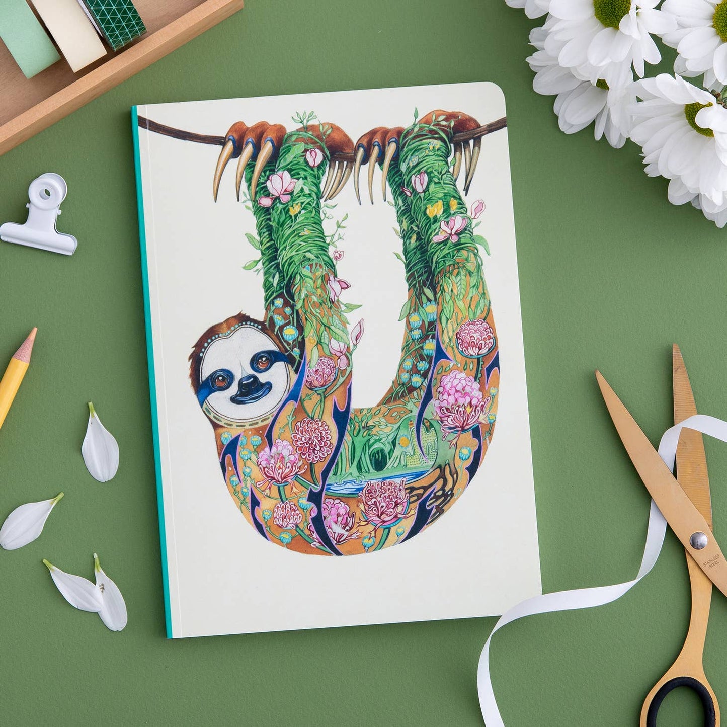Sloth Perfect Bound Notebook