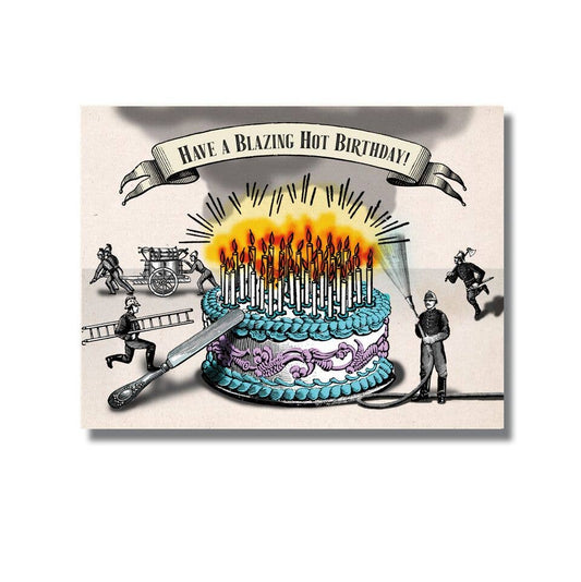 Blazing Hot Birthday Card