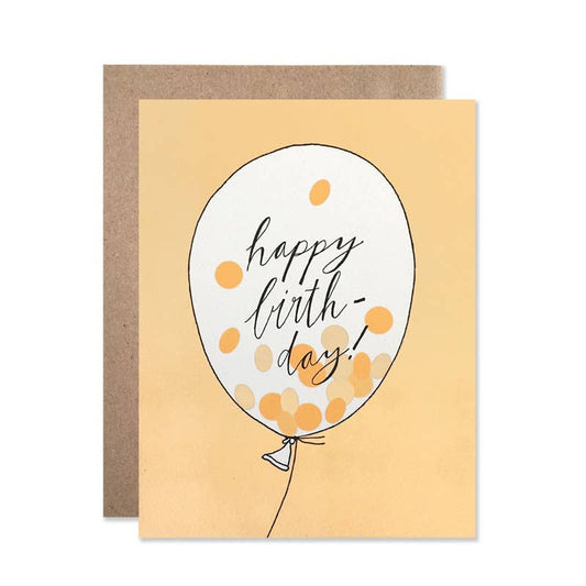 Birthday Confetti Balloon Card