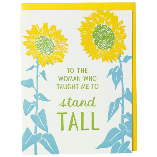 Sunflower Mother's Day card