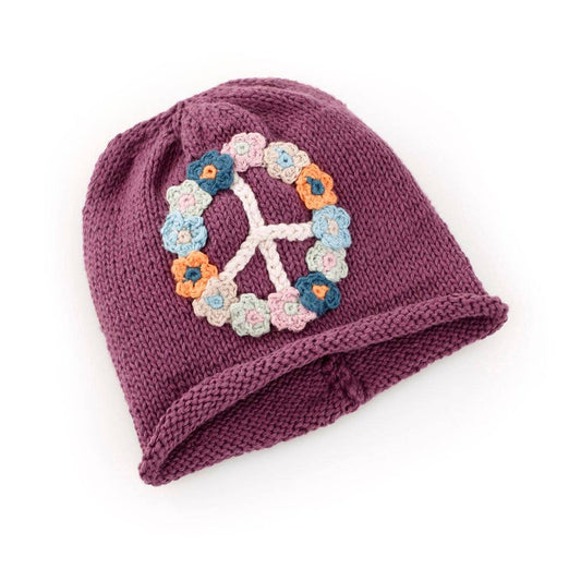 Peace Sign Baby Hat