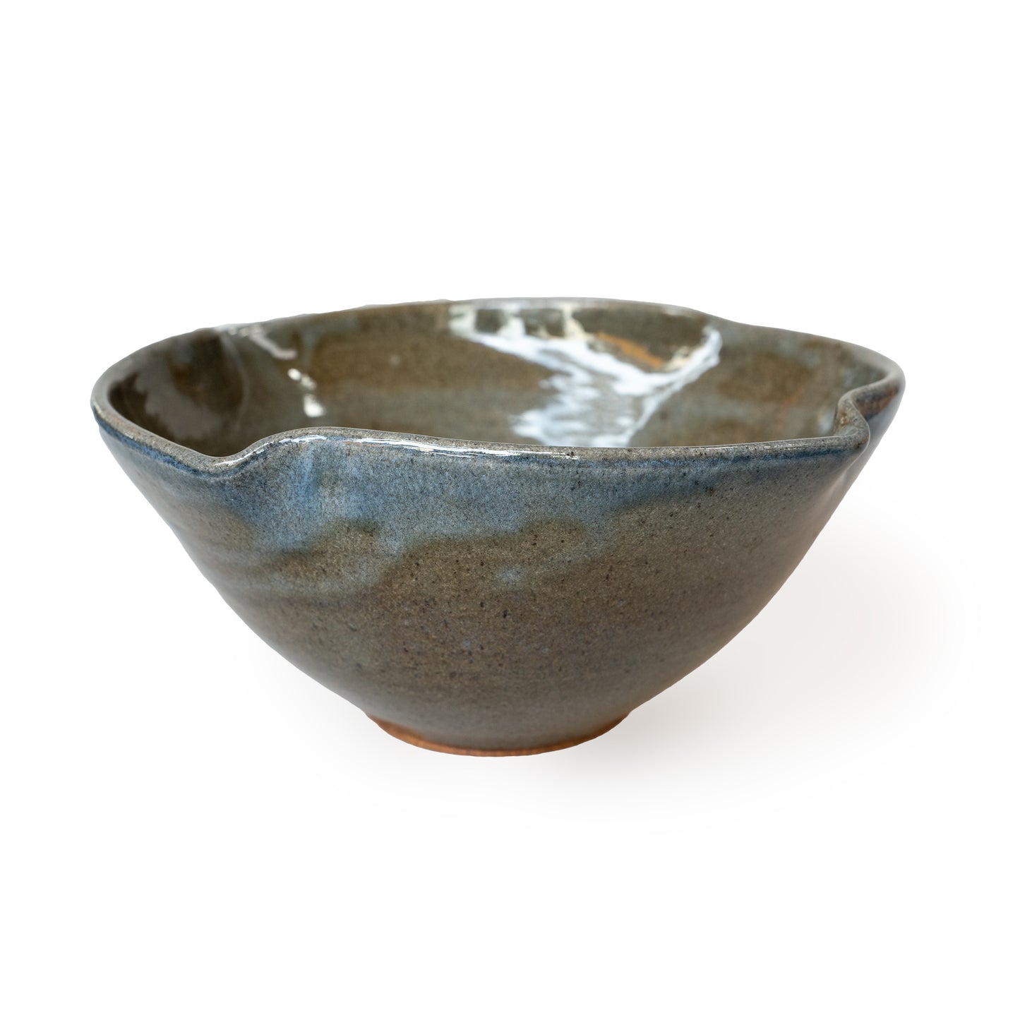 4-Leaf Clover Handmade Glazed Ceramic Bowl