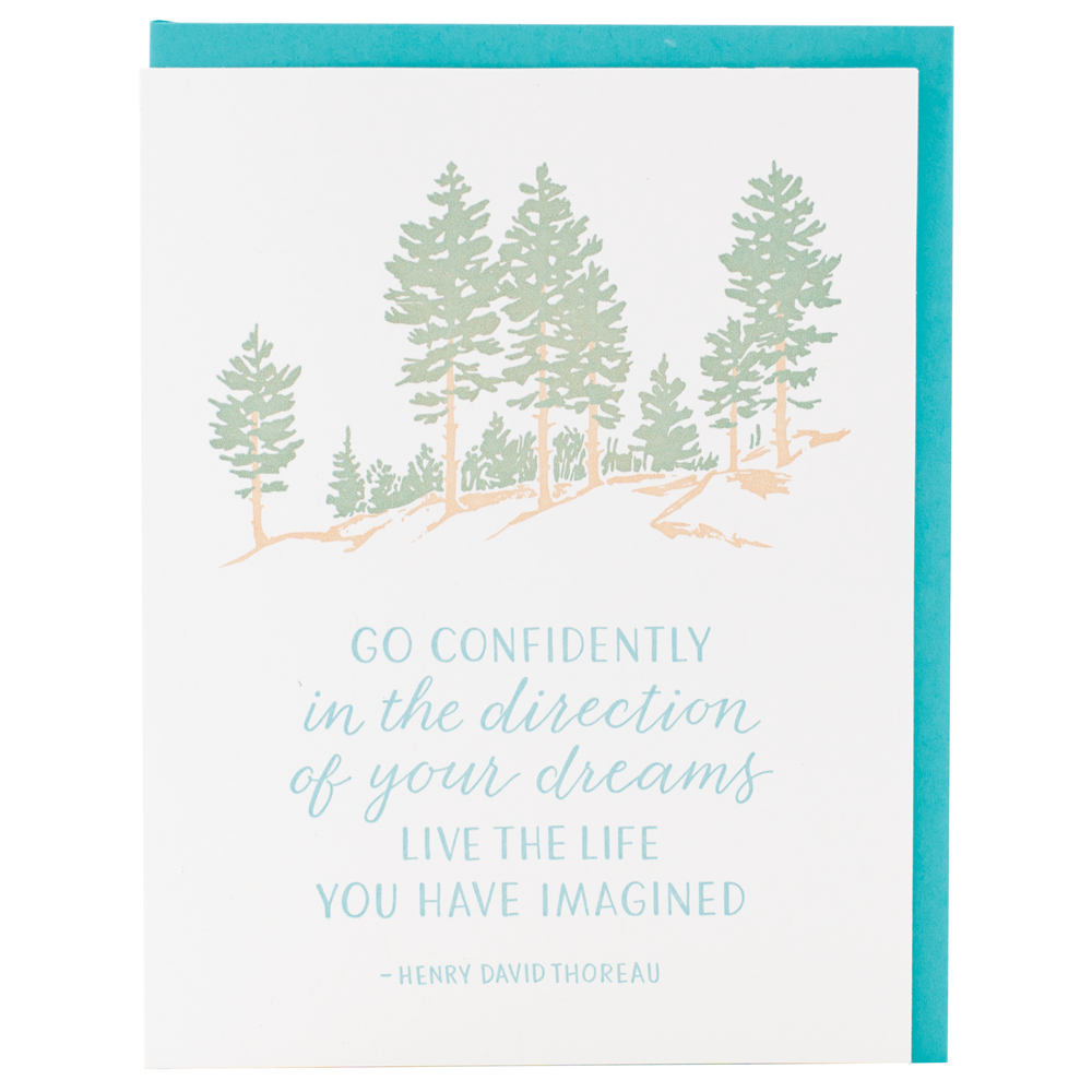 Life Imagined Quote Graduation Card