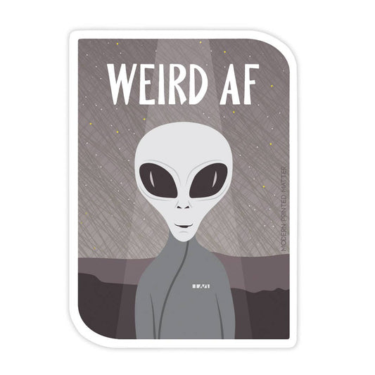 Weird AF Sticker