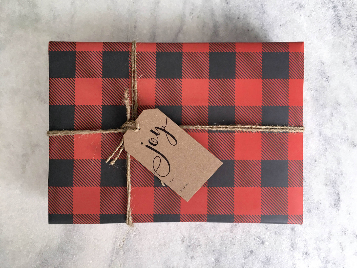 Reversible Mistletoe Gift Wrap Sheets