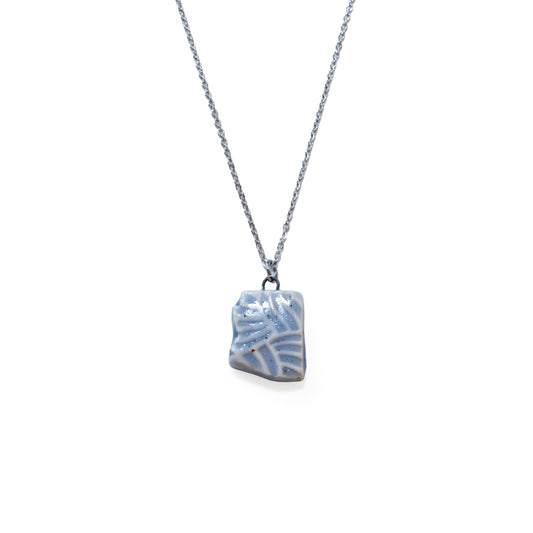 Arizona state handmade ceramic charm necklace