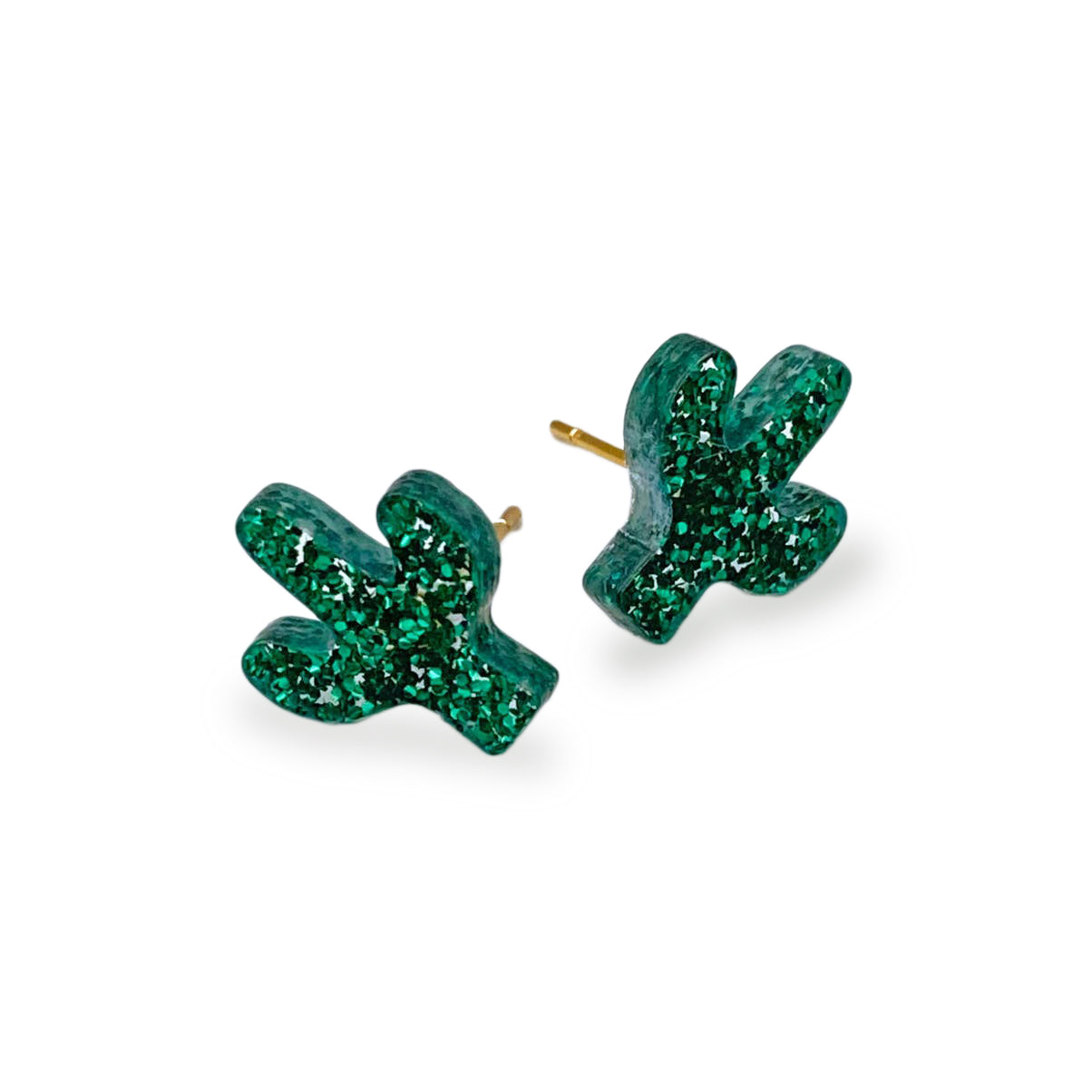 Acrylic green Cactus Earrings Acrylic green Cactus Earrings