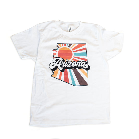 Arizona Retro State Kids Graphic Tee