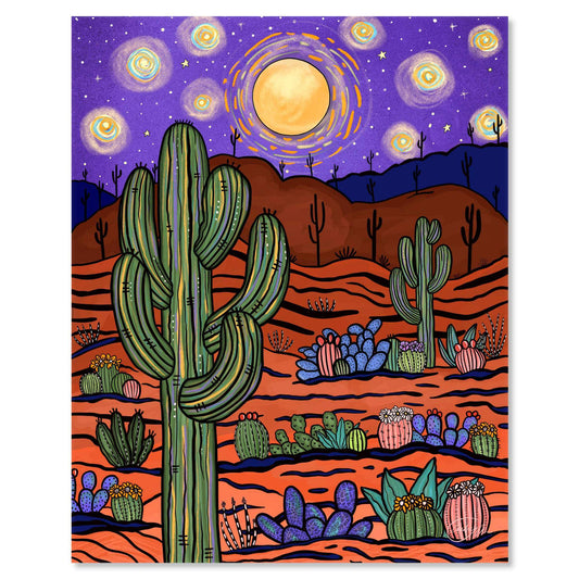 Purple Night Print