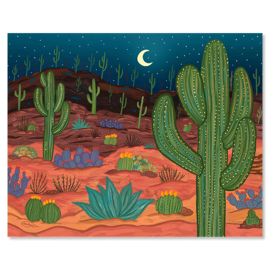 Saguaroland Night Print