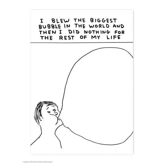Biggest Bubble Postcard