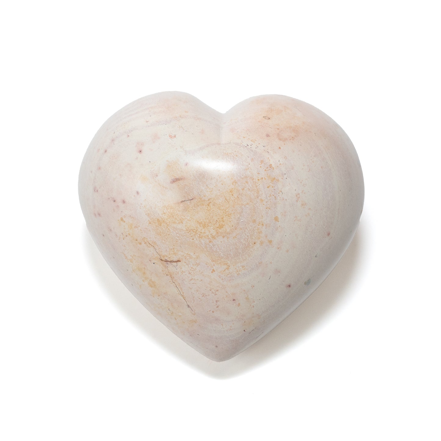 Carved Natural Soapstone Heart